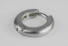 Parts of Four Hoop Hoop Earrings Collection III Highly Handcrafted PS4-2035-5-MA-YGCY Matte Sterling Silver 13mm PPOF58
